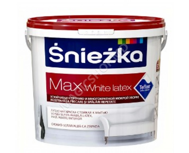 Emulsie interioara alba SNIEZKA MAX White Latex 5L